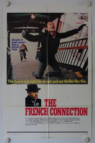 The French Connection original release US Onesheet movie poster